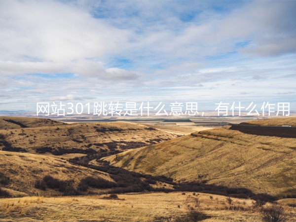 網(wǎng)站301跳轉(zhuǎn)是什么意思，有什么作用？